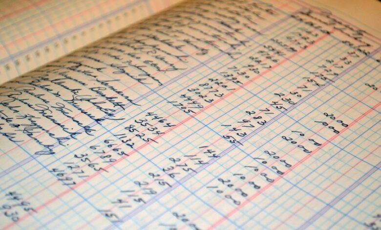 logbook for specific numbers